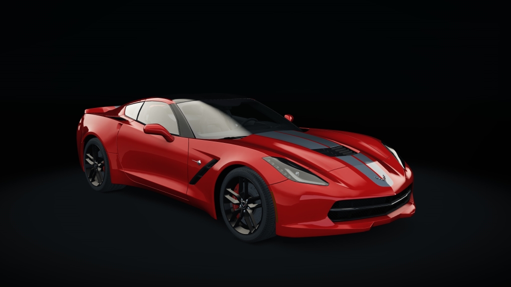 Chevrolet Corvette C7 Stingray, skin Torch_Red_SB