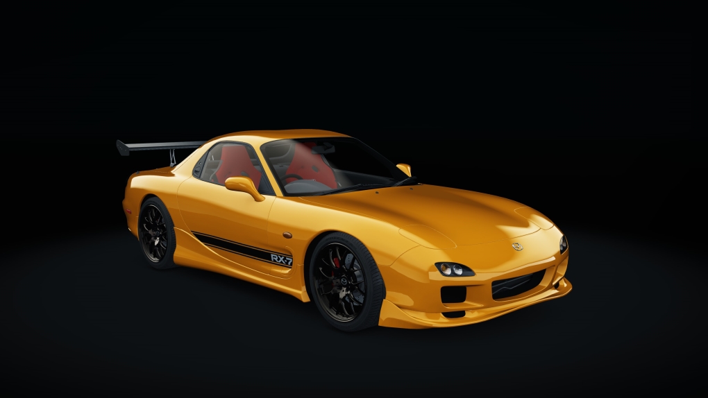 Mazda RX-7 Tuned, skin 00_orange_s2