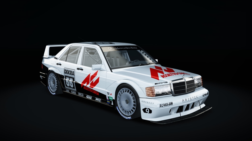 Mercedes-Benz 190E EVO II, skin Mystic_White_designo_55