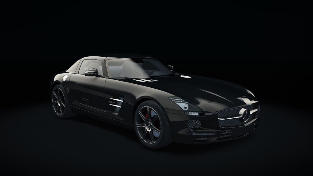 Mercedes SLS AMG, skin Nero_Ossidiana